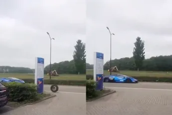 Sjef, je banden laten monteren door het Mercedes F1 team?