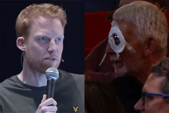 Stand-up comedian Rene van Meurs doet rondje improviseren in Rotterdam