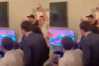 Thierry Baudet genoot van uitslag verkiezingen op coronafeestje