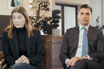Thierry Baudet staat interview techniek van Emma Wortelboer niet aan en loopt weg