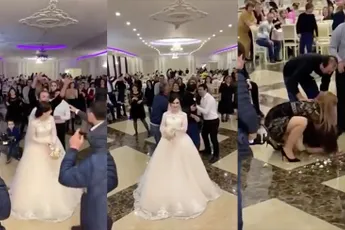 Trouwfeest was na gooien van boeket bloemen stuk minder gezellig