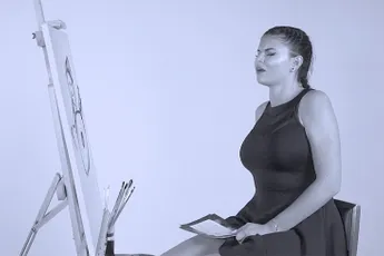 Tussen Kunst en Kl*t: Ga er maar aanstaan, schilderen met een trillend eitje..