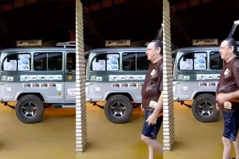 Uitvinding zodat je eindelijk lekker kunt douchen op de camping...