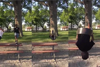 Van lekker schommelen naar hoofdpijn voor de rest van de dag!