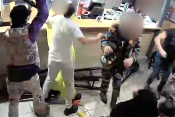 Vechtersbazen pizzeria Vlijmen melden zich niet, dus herkenbaar op het net!