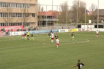 Voetbalwedstrijd VV Noordwijk vs VV Spijkenisse leek op slapstick film