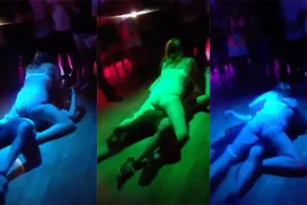 Vrouw letterlijk een Party Pooper tijdens vrijgezellenfeest in Magaluf