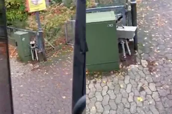 Vuilnisman heeft het niet op flitsers