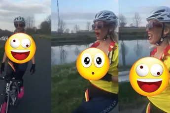 Wielrennen voor vrouwen kan weleens een hele serieuze sport worden!