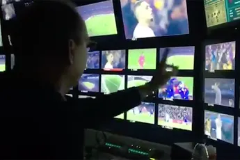 Winnende doelpunt van Barcelona tegen PSG vanuit de regiekamer