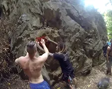 WTF Body Piercing Bungee Jump