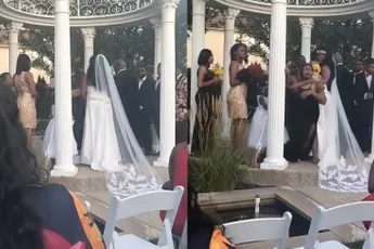 Zwangere vrouw verstoort huwelijk ex-vriend, dochter valt zwangere vrouw aan