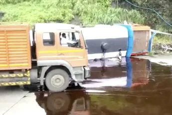 Joh, over olie rijden werkt blijkbaar niet