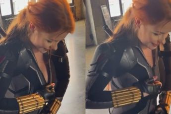 Cosplay model Irina Meier barst uit Natasha Romanoff pakje