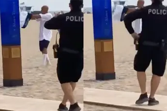 Gewapende man wil niet luisteren naar agenten in Huntington Beach