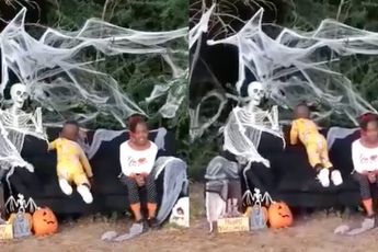 Kind heeft trauma voor het leven, maar ouders hebben wel leuke Halloween video