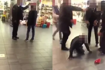 Nooit een beveiliger van de Aldi op de Kruiskade in Rotterdam aanraken