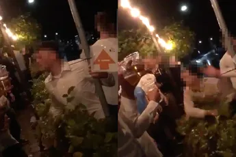 Ondertussen ergens in Twente: Witte blousjes bende gaat liever knokken