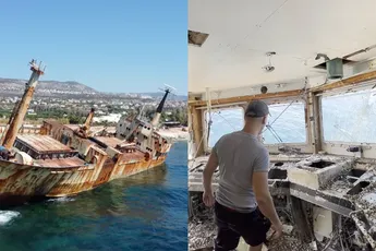 Een kijkje op de Edro III, wrak van vrachtschip voor de kust van Cyprus