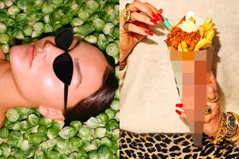 Er is dus een kookboek met recepten als Patatje Porno, Kinky chicken of Pussy sushi
