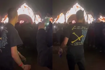 Gast doet grappig op festival, maar krijgt zijn verdiende loon