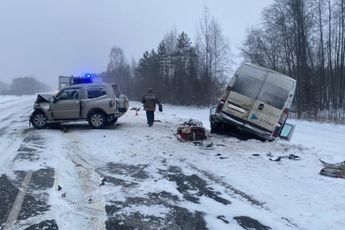 Russische knutsel met haast brengt zichzelf en andere in gevaar door ongeluk