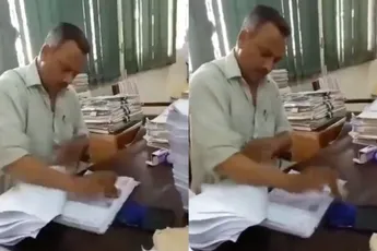 Chef papieren stempelen heeft de vaart er lekker in