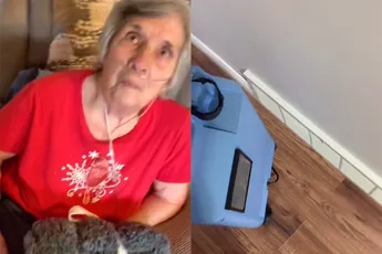 En toen rook oma ineens een ander luchtje uit haar zuurstoftank