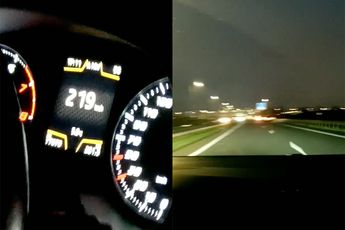 Snelheidsduivel tikt 270 kilometer per uur aan op de N11