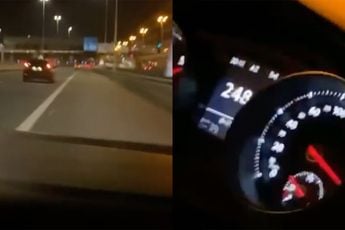 Wegpiraat scheurt met 256 kilometer per uur over de vluchtstrook op de A2 bij Utrecht