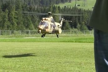 Hele brute radiografisch bestuurbare helikopter, jammer van de crash