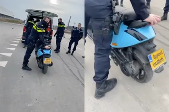 Politie heeft het te makkelijk, mooi nummerbord Ouleh!