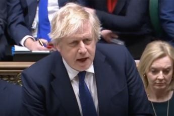 Slava Ukraini: Boris Johnson houdt toespraak en staat volledig achter Oekraïne