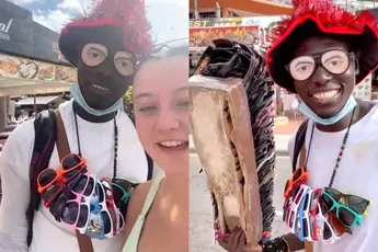 Straatverkoper op Tenerife is gigantische hit: 'Hello chickennugget, very good, very nice'