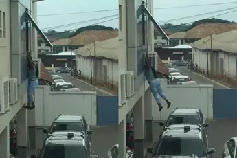 Vrouw komt tijdens ontsnappen na bankoverval achter dat ze sportschoenen aan had moeten doen