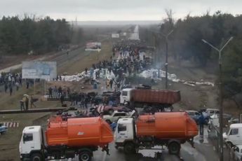 Bewoners van Enerhodar doen dappere poging om Russen buiten te houden