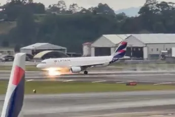 Gezocht, nieuw voorwiel voor Airbus A320 na noodlanding op Medellin