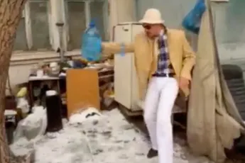 Waar een beetje Oekraïens blauw al niet goed voor is