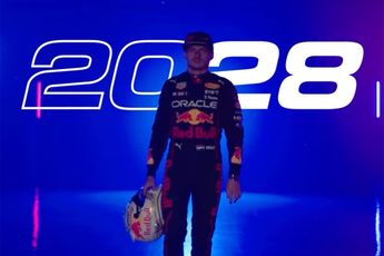 Het is officieel: Max Verstappen blijft tot eind 2028 bij Red Bull