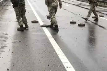 Russische mijnen op weg tussen Kiev en Warschau maken niet echt indruk