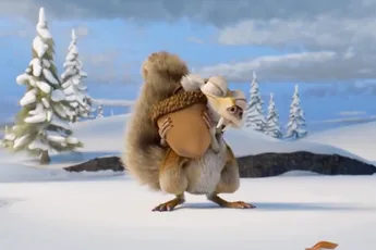 Scrat uit Ice Age heeft na 20 jaar eindelijk zijn eikel te pakken