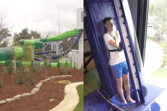 Eerste waterglijbaan met looping in Nederland: 'Een snelheid van vijftig à zestig kilometer per uur'