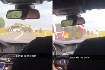 Geen poging tot doodslag te zien op beelden blokkade op A37 in Drenthe