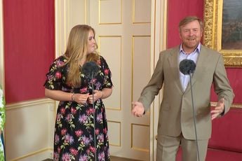 Koning Willy grijpt in bij vraag over liefdesleven Amalia