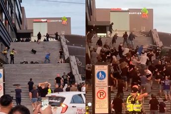 Gezelligheid in Enschede: Supportersgroepen Fiorentina en FC Twente op de vuist