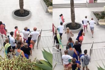 Toeristen in hotel Tenerife staan om half zeven al in de rij om ligbedje te veroveren