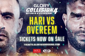 Zaterdag 8 oktober COLLISION 4: Badr Hari vs. Alistair Overeem
