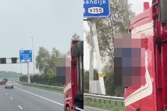 Vrachtwagenchauffeur ontslagen vanwege uithalen gevaarlijke capriolen op Nederlandse weg