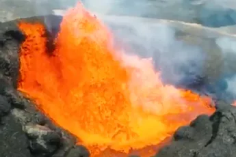 Russische Shiveluch-vulkaan is er helemaal klaar voor