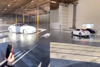 En daarom ga je binnen nooit driften op een gladde vloer